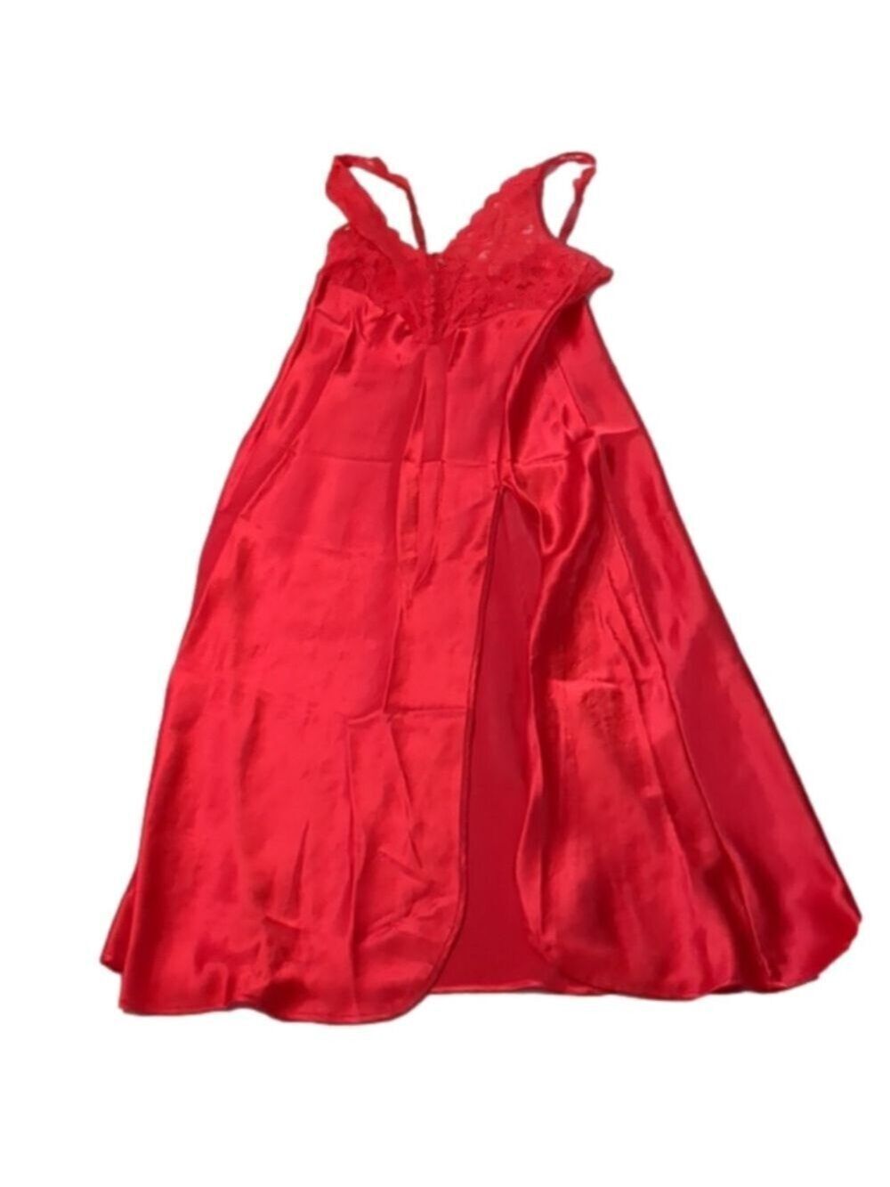 Victoria's secret vintage red lingerie dress with a slit size large